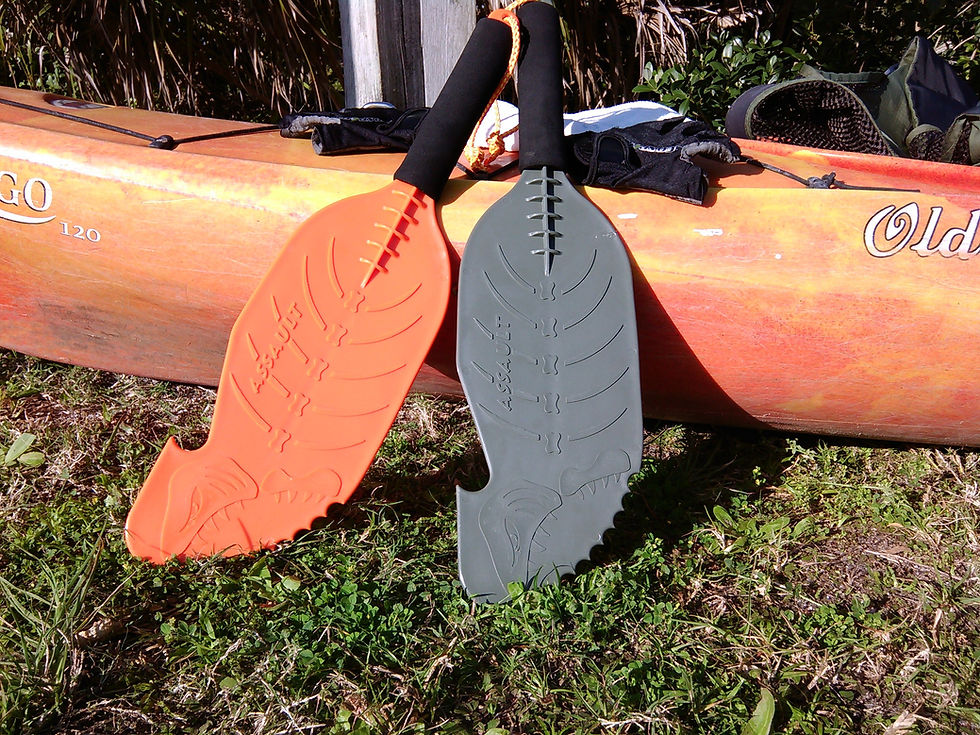 Thumbnail: Backwater Assault Hand Paddle