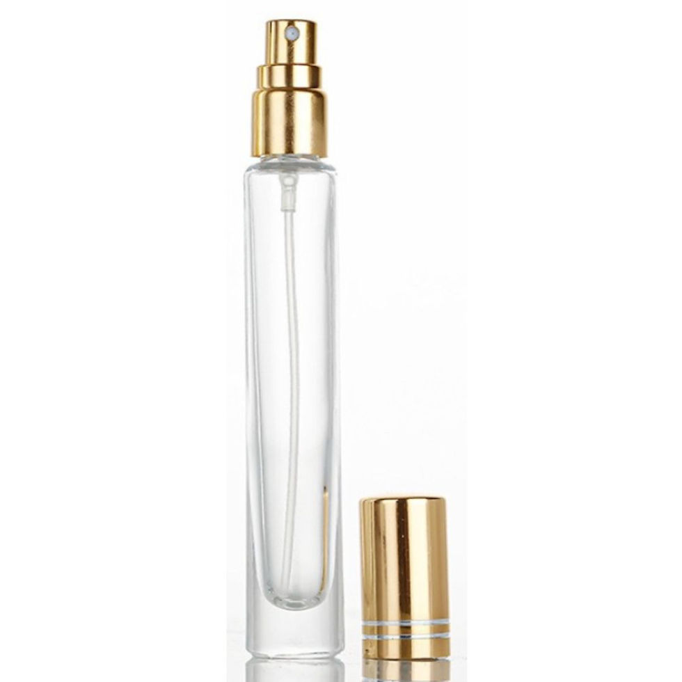 0.5 oz Slim Clear Glass Spray Bottle Perfume Atomizer