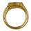 Thumbnail: Renaissance gold ring with an intaglio of warrior. Western Europe, 16th century.