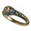 Thumbnail: Blue enamelled gold and diamond ring. English, second half of the 17th century.