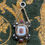Thumbnail: Silver and gold pendant with diamonds, rubies and a cameo of Veronica’s veil.