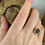 Thumbnail: Ancient gold ring set with a bloodstone intaglio, 1st century BC/AD.