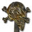Thumbnail: Gilt bronze vanitas relief with a skull. German, 18th century.