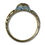 Thumbnail: Blue enamelled gold and diamond ring. English, second half of the 17th century.