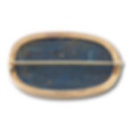 Thumbnail: Gold Brooch with an Egyptian Blue Glass Scarab. Late Period, circa 664–332 BC.