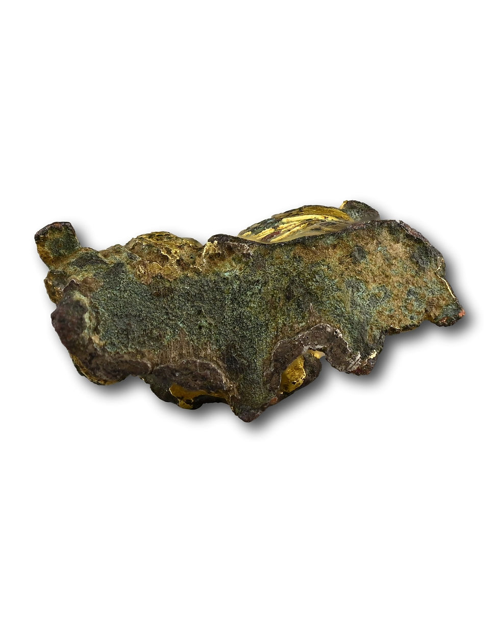Thumbnail: Gilt-Bronze Group Depicting an Act of Almsgiving. England, early 12th century