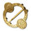 Thumbnail: Medieval gold & garnet set annular brooch. French or English, 13th/14th century.