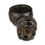 Thumbnail: Hardwood fumigator with a skull and lion. English or Dutch, 16th - 17th century.
