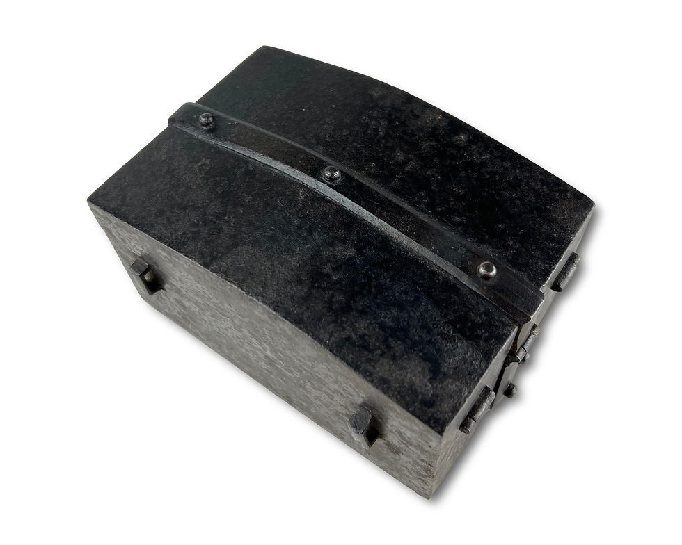 Thumbnail: Wrought iron messengers casket. French, late 16th century.