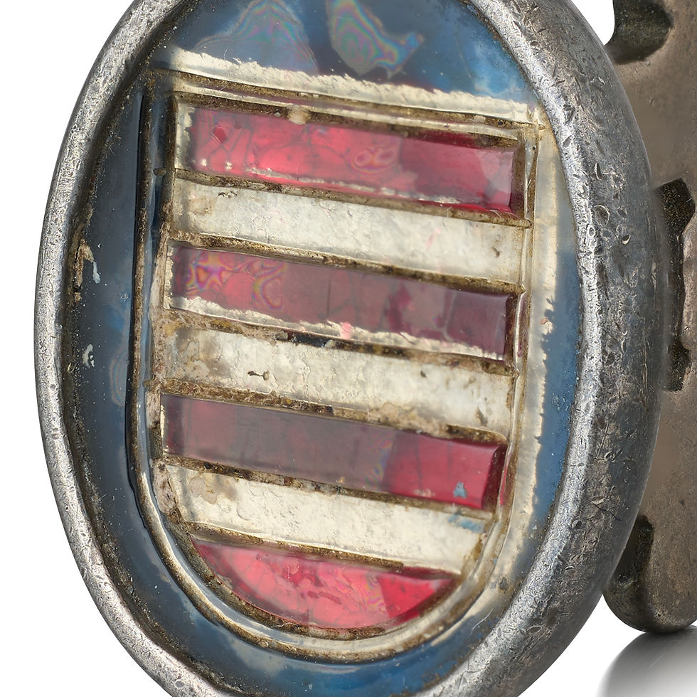 Thumbnail: Silver mounted rock crystal seal.  European, late 16th - early 17th century.