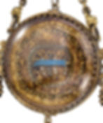Thumbnail: Large silver gilt and rock crystal reliquary pendant. Spanish, 17th century.