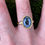 Thumbnail: High carat gold ring set with an ancient nicolo intaglio of an amphora.