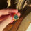 Thumbnail: Ancient gold ring set with a bloodstone intaglio, 1st century BC/AD.