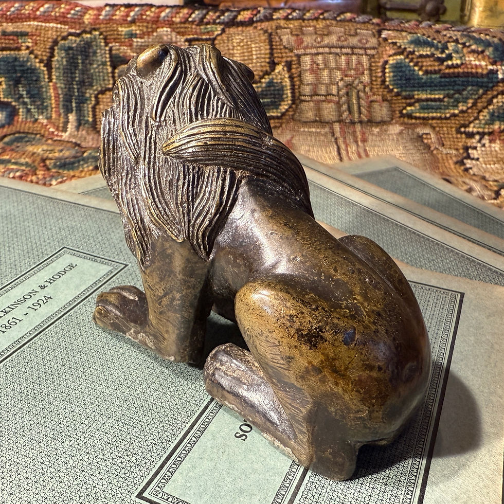 Thumbnail: Renaissance Bronze Lion. Germany or Italy, 16th century.
