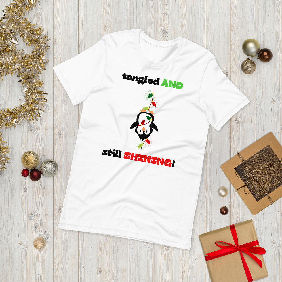 Thumbnail: Tangled and Shining Unisex t-shirt