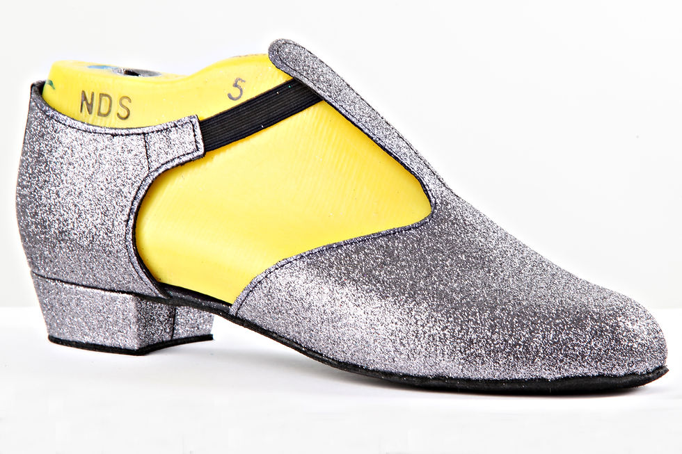 Thumbnail: Gun Metal Micro Greek Sandal