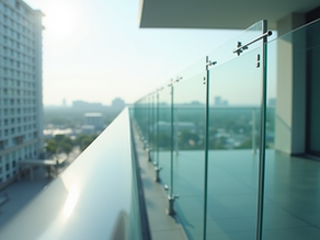 ความปลอดภัยของราวกันตกแบบกระจก