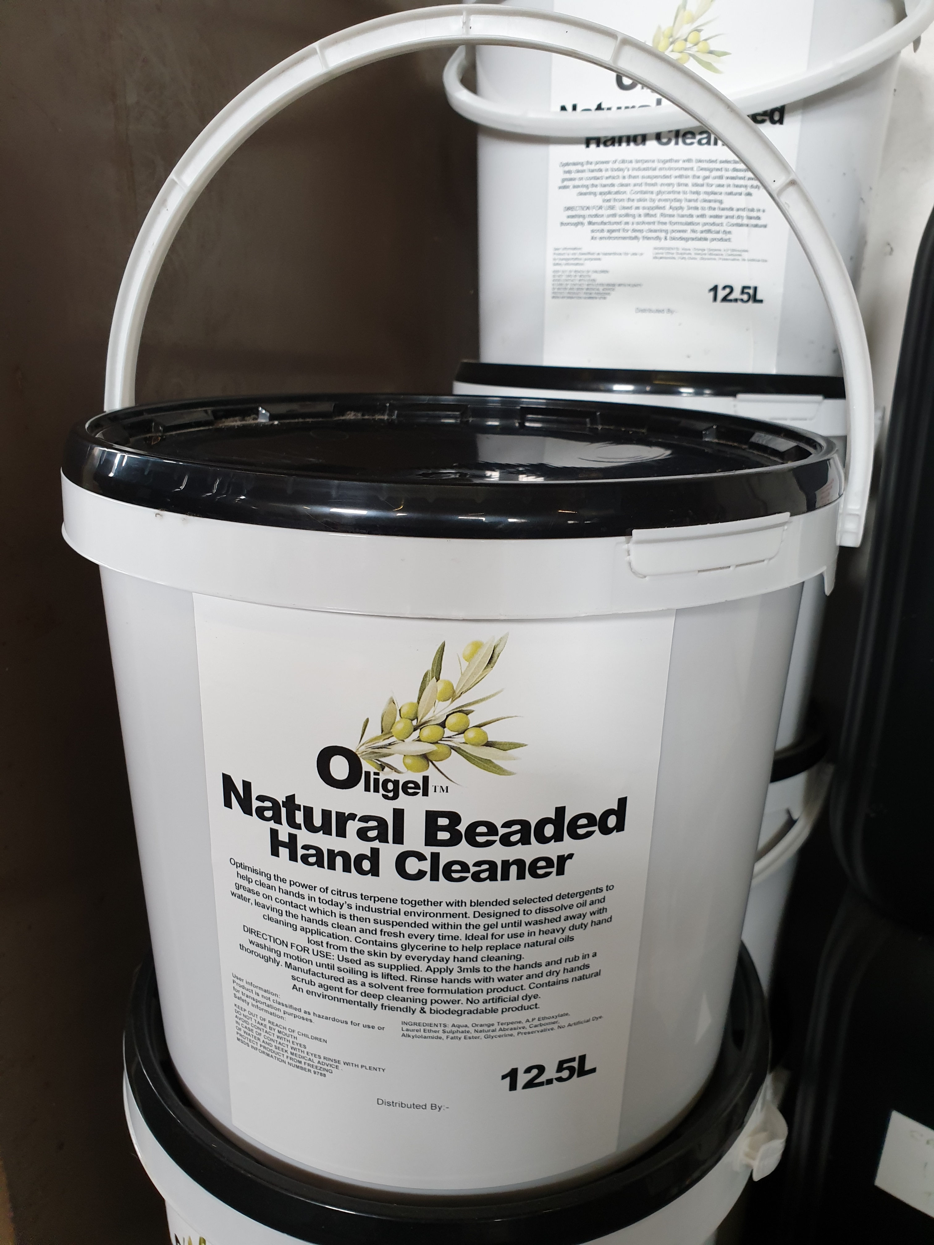 Oilgel Enviro Olive Bead Hand Cleaner 12.5 L