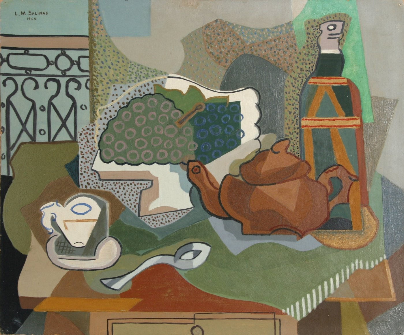 Cubist Parisian Table / La Table Parisienne - Cubiste
