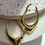Thumbnail: Gouden statement oorbellen
