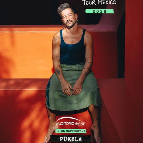 Puebla será parte del tour de Camilo en México con concierto el 12 de septiembre