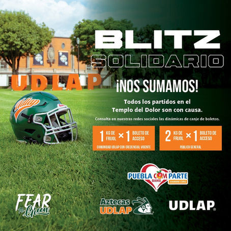 Aztecas UDLAP vs Borregos Monterrey en el Templo del Dolor