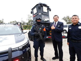 Armenta refuerza la seguridad en Puebla con patrullas, drones y torres de vigilancia