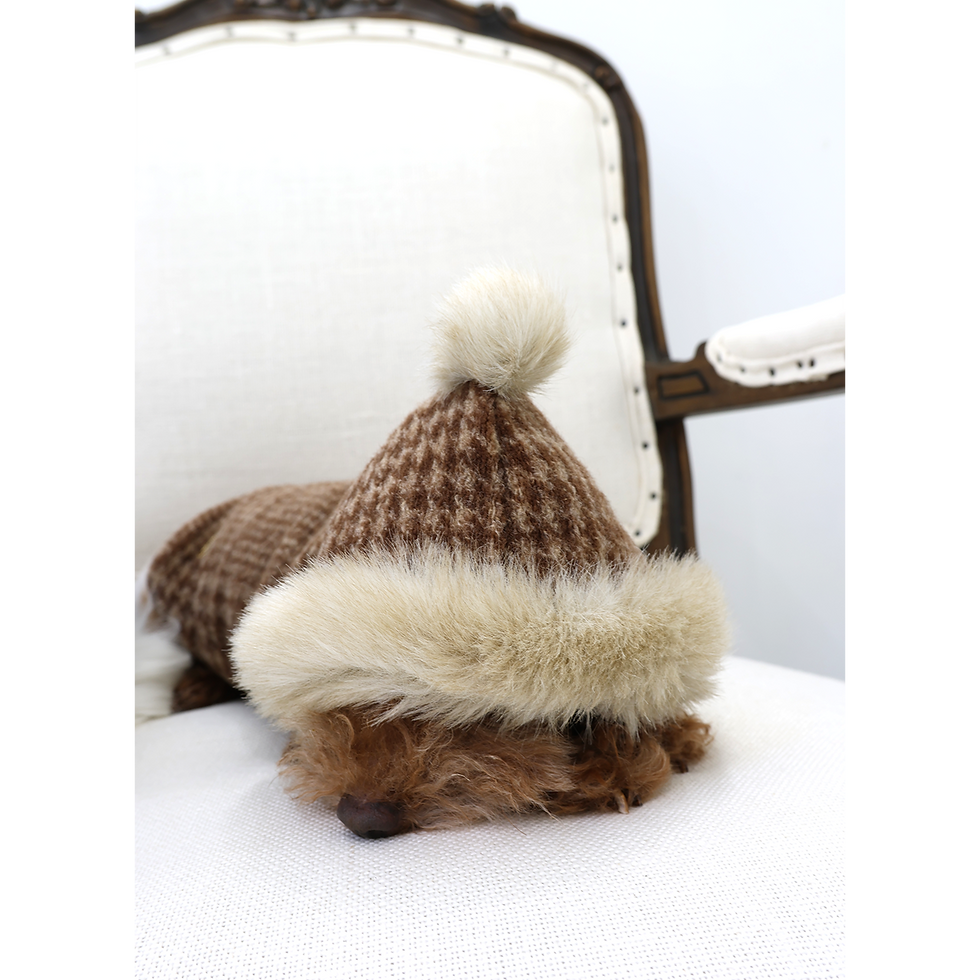 Thumbnail: Plaid Fur Lined Hoodie
