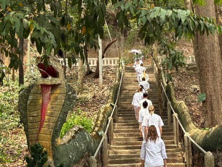 ミャンマー🇲🇲とタイ🇹🇭の国境付近にある瞑想寺へ𓂃𓈒𓏸
