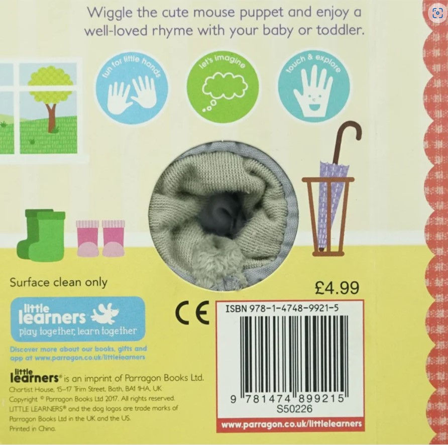 Thumbnail: Puppet Book - Hickory Dickory Dock