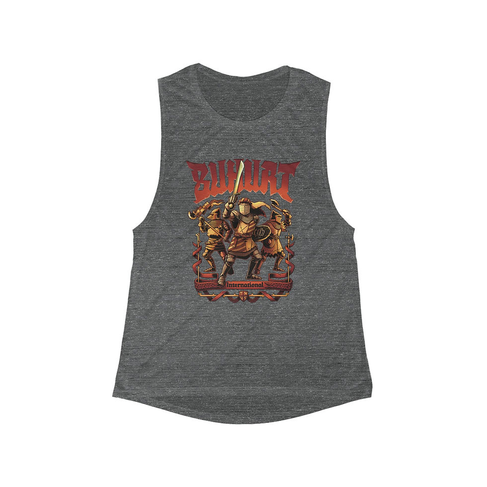 BI Muscle Tank Top for Women, gold