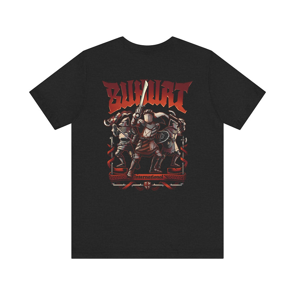 Thumbnail: Buhurt International Unisex Tee, Graphic Tee -white