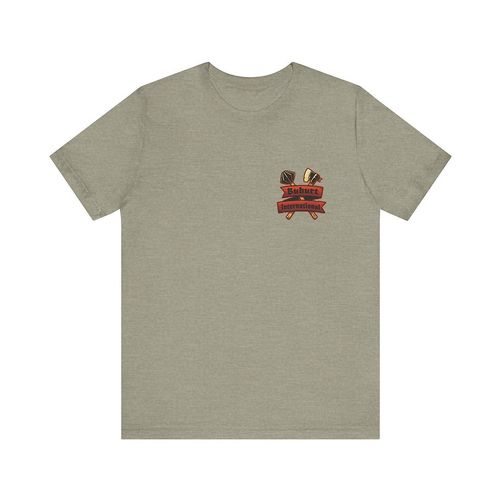 Thumbnail:  Buhurt International Unisex Tee, Graphic Tee -gold
