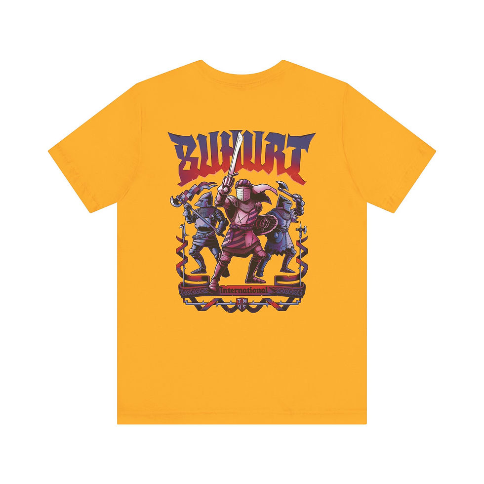 Thumbnail:  Buhurt International Unisex Tee, Graphic Tee -purple