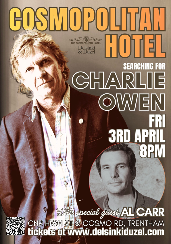 Charlie Owen - Live @ The Stables Friday 3rd APRIL - Ticketed Event