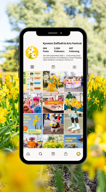 Kyneton Daffodil & Arts Festival | KGMG Creative, Macedon Ranges, Victoria, Social Media, Web Design, Photography, Videography, Branding, Creative Content, Digital Marketing