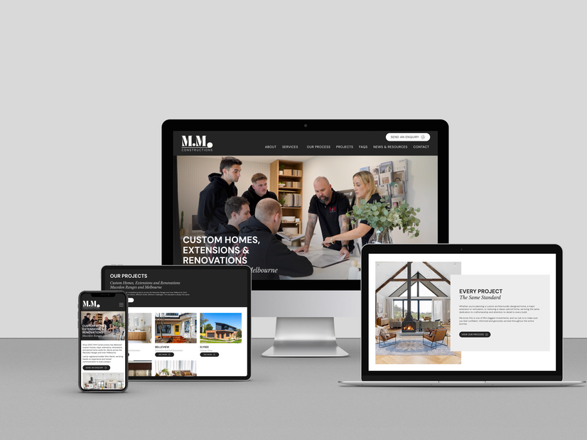 KGMG Creative Website Client - MM Constructions, Macedon Ranges and Melbourne