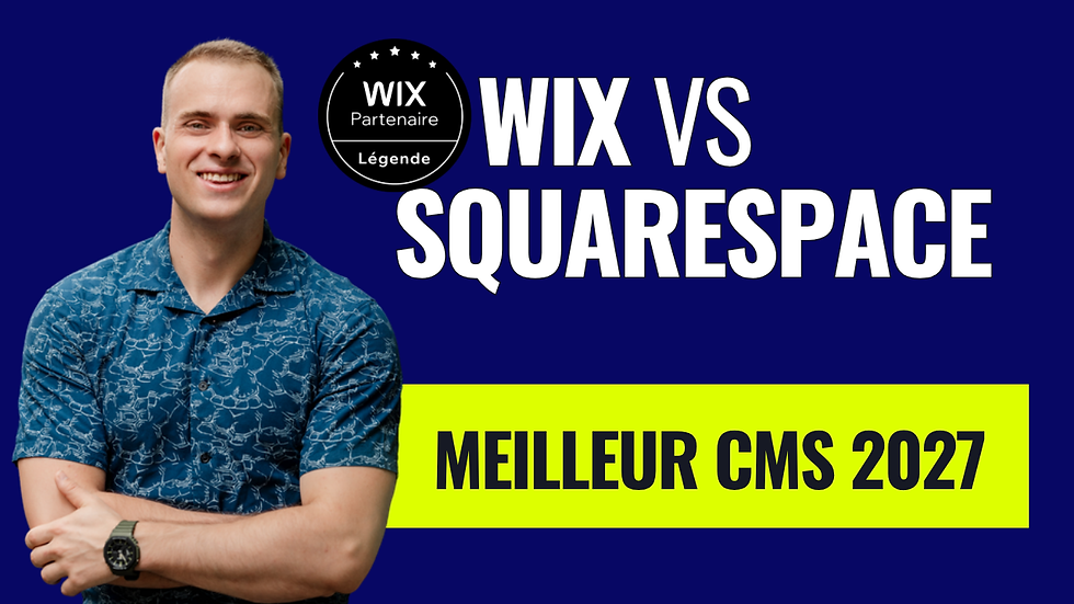 Wix vs Squarespace : comparatif des deux CMS pour créer un site vitrine