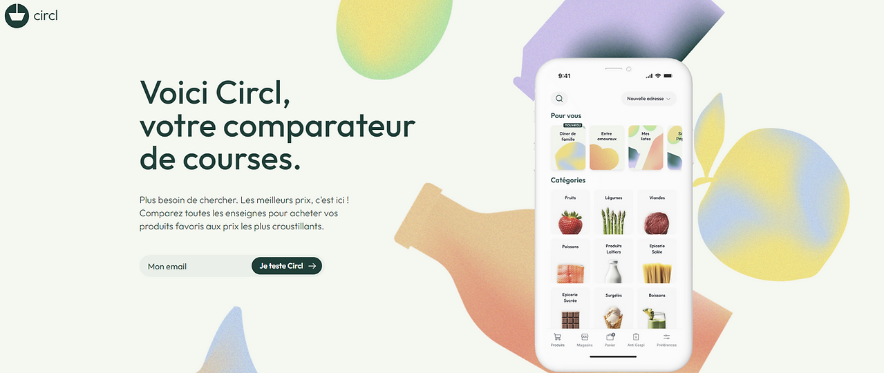 maquette landing page figma