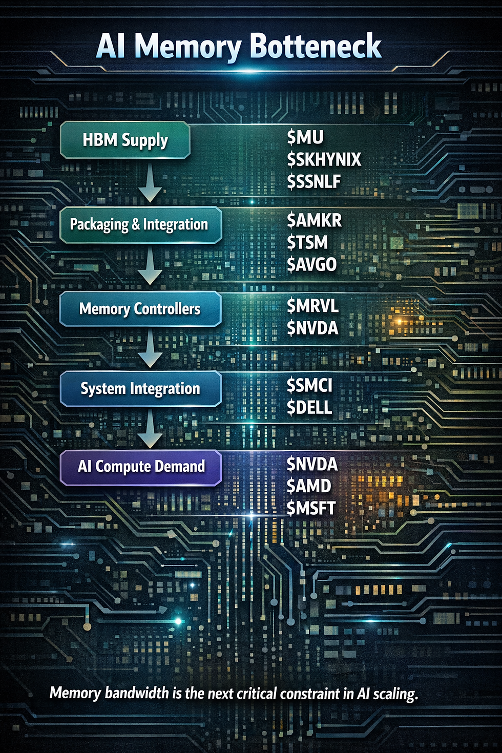 AI Memory Bottleneck Map | Capital Structure Maps #6