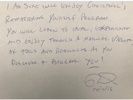 Robert Dilts recommends the ReMaster yourself workshop