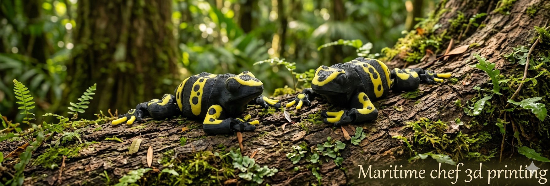 Articulated Bumblebee Poison Dart Frog – Jungle Edition