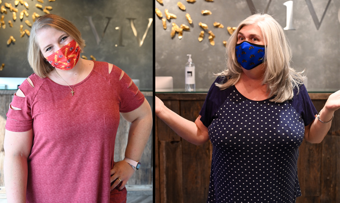 After photos of Marki and Staci