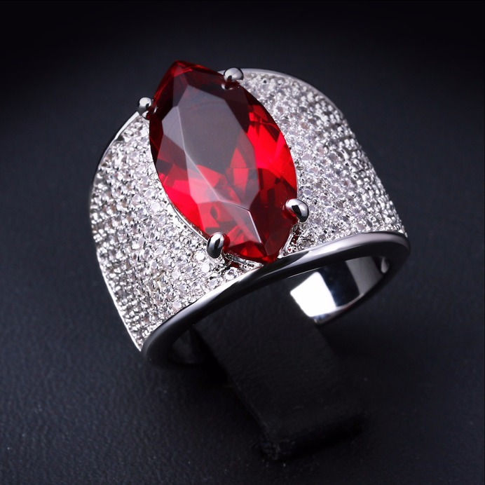 Thumbnail: LAB MADE RUBY MICRO PAVED RING