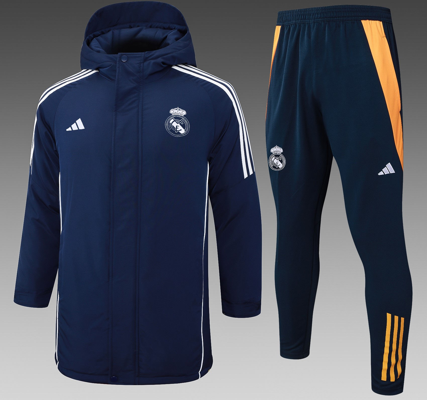 CONJUNTO ENTRENAMIENTO REAL MADRID (CHAQUETA FILLAT + SUDADERA)