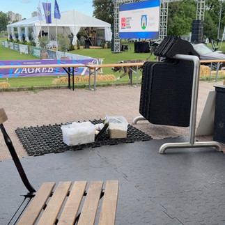Animalogic booth featuring professional equestrian and stable equipment