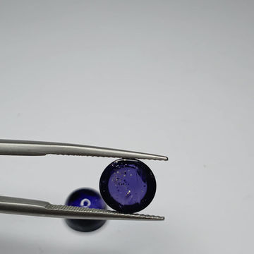 Iolite cabochon PAIR 9 mm