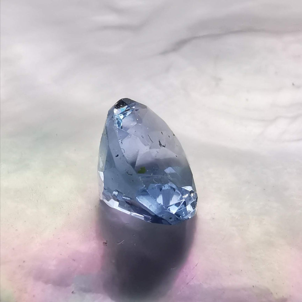 Thumbnail: Blue fluorite 3.04 carats (Myanmar)