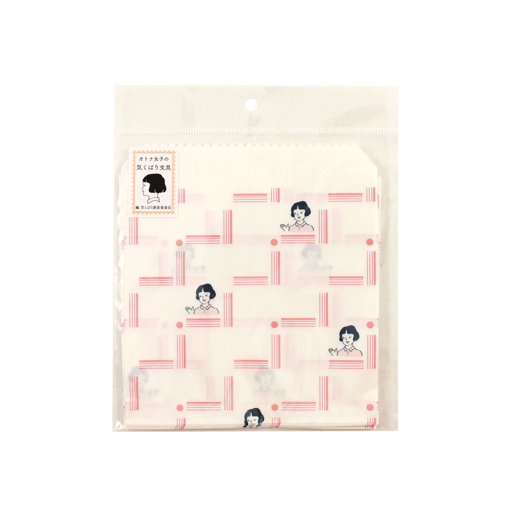 ちょこっと袋　正方形　小　赤