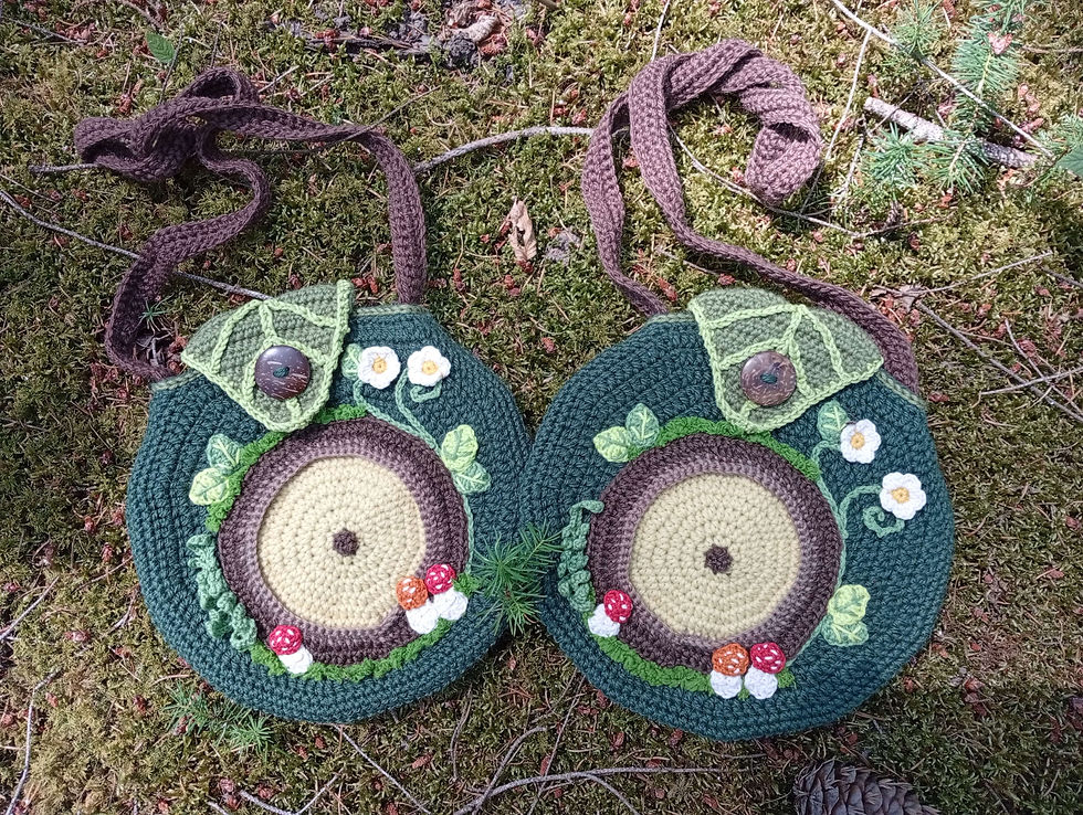 Thumbnail: Round Door Crossbody Bag